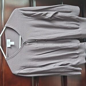 LOFT grey Cardigan
